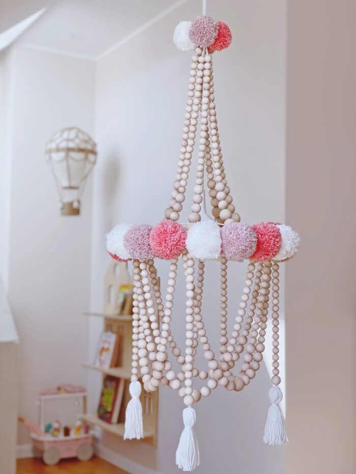 ŻYRANDOL Lampa "Pompon Love"